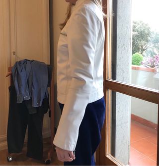 Giacca corta vera pelle donna