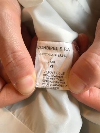 Giacca corta vera pelle donna