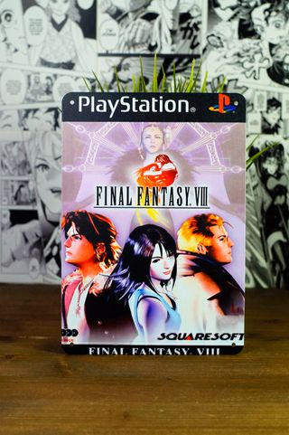 Final Fantasy VIII 8 Poster Quadro Acciaio Steel 