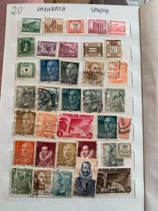 Album di francobolli dal mondo.seconda par