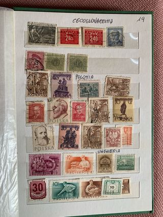 Album di francobolli dal mondo.seconda par