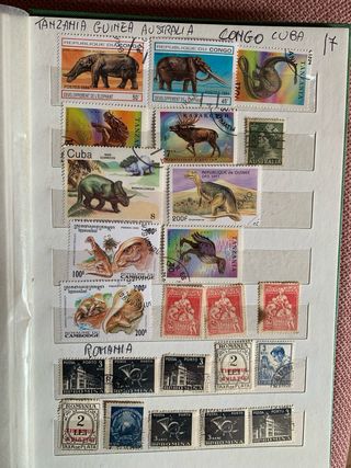 Album di francobolli dal mondo.seconda par