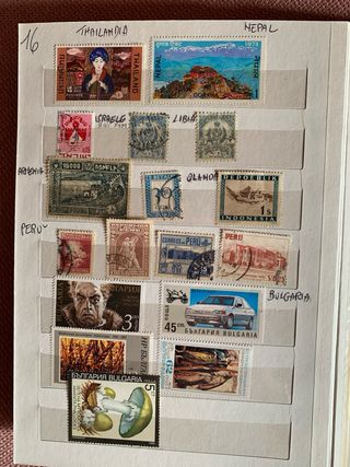 Album di francobolli dal mondo.seconda par