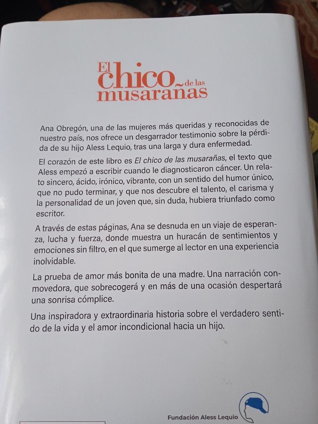 ANA OBREGÓN, El chico de las musarañas