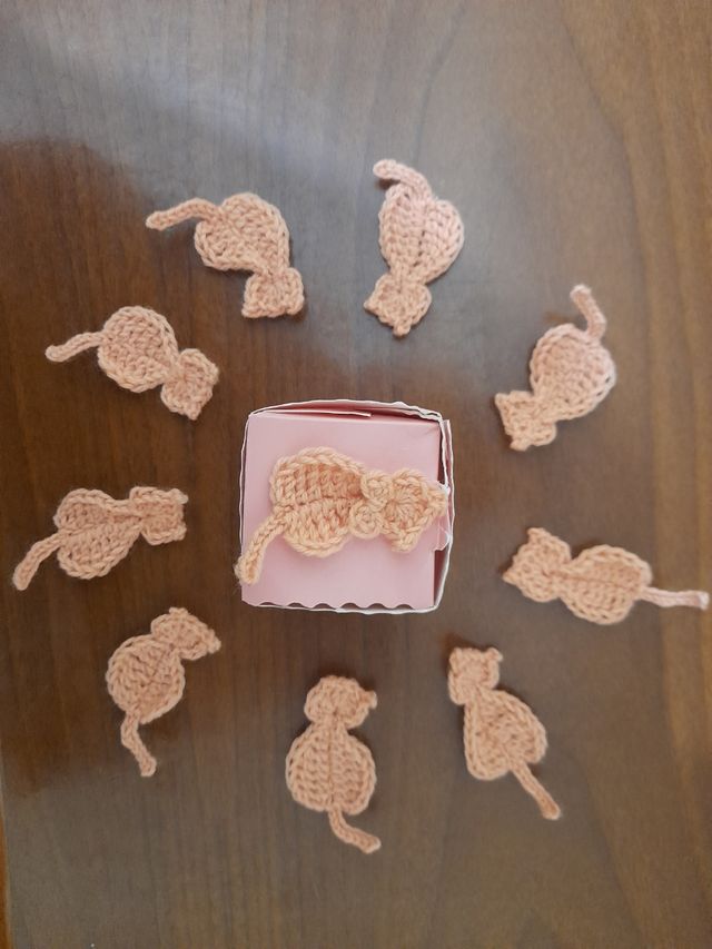 Lotto 10 gattini fatti a mano all’uncine