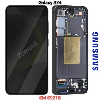 Pantalla Galaxy S24 5G(SM-S921B) con marco negro