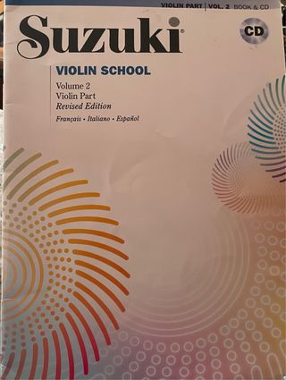Libro Suzuki violin school volumen 2