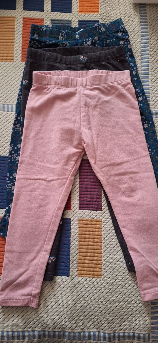 Lote de 3 leggins niña