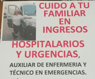 Cuidadora de enfermos