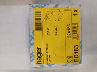 Lote de módulos auxiliares Hager nuevos