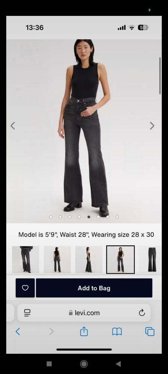 Pantalon Levi's 26 mujer