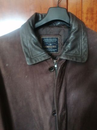Chaquetón hombre de piel