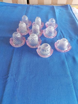 10 Bicchierini per lampadarii