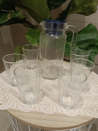 Caraffa e 6bicchieri
