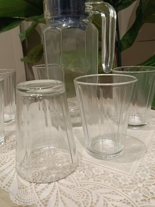 Caraffa e 6bicchieri