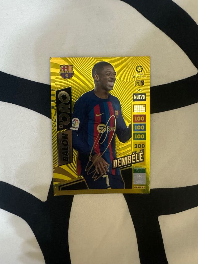 Dembele balon de oro firmado
