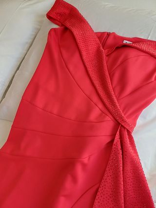 VESTIDO FIESTA ROJO