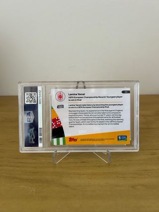 LAMINE YAMAL TOPPS NOW 66 EUROCOPA 2024 PSA 10