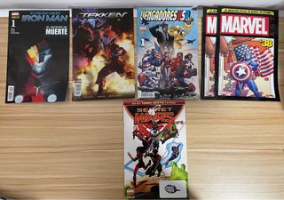 Lote de grapas variadas marvel y tekken