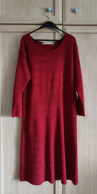 Vestido punto rojo Sfera