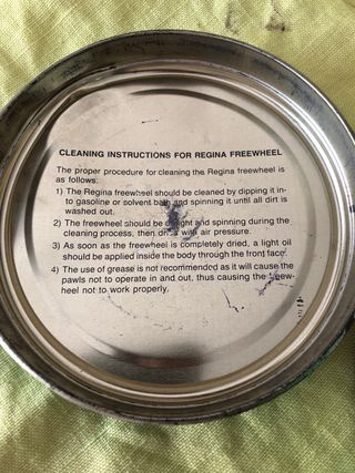 Assortimento corone posteriori bici vintage