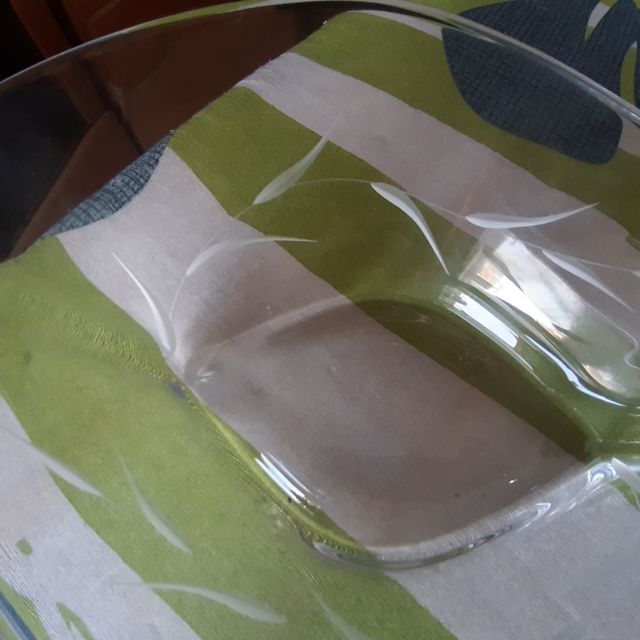 Centrotavola in vetro vintage