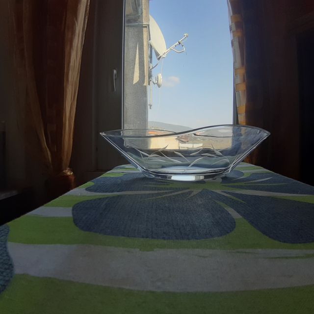 Centrotavola in vetro vintage