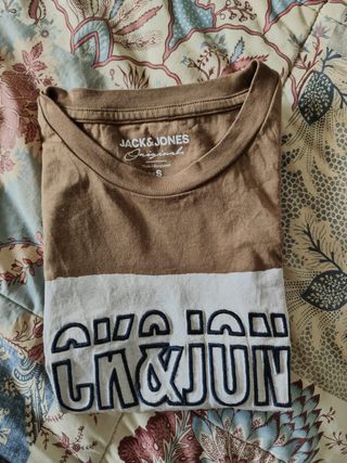 Camiseta marrón hombre Jack & Jones
