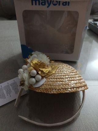 Tocado niña mayoral 