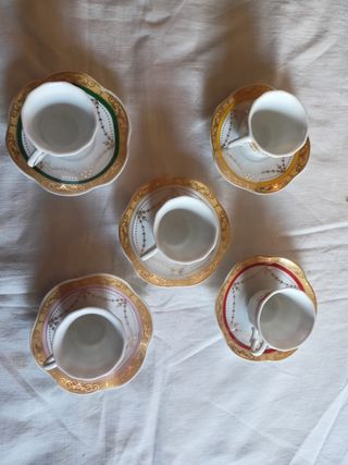 Tazzine in ceramica Venezia Gold mignon 