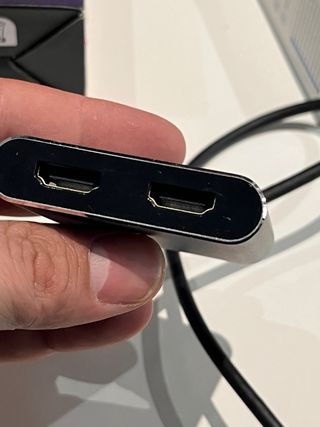 Fairikate split usb c 2 monitores