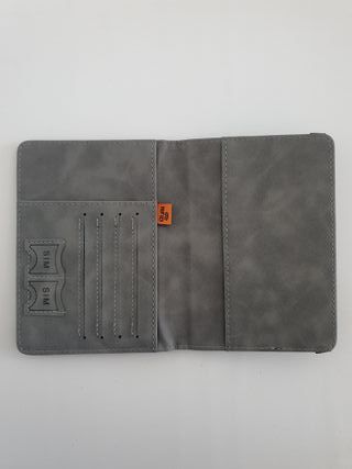 Cartera viaje para pasaporte documentación [Gris]