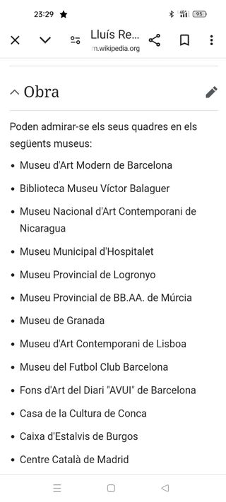 LUIS REY POLO 1924-2000 ABSTRACTO En MUSEOS  TAMB