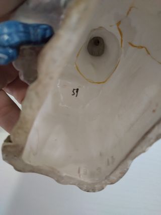 Antiguas figuras de porcelana levantina