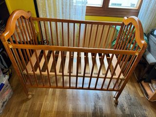 Cuna de bebe mas colchon