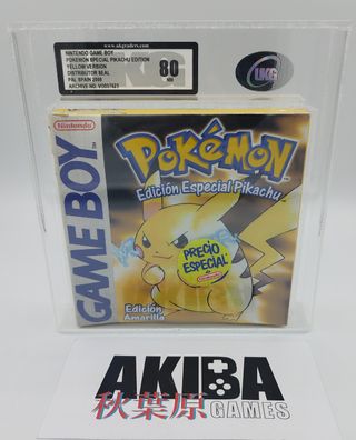 Game Boy - Pokemon Amarillo Gradeado 80