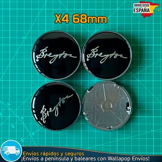 X4 Tapacubos Breyton 68mm Cubrebujes Tapas Llantas