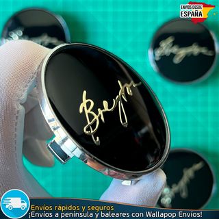 X4 Tapacubos Breyton 68mm Cubrebujes Tapas Llantas