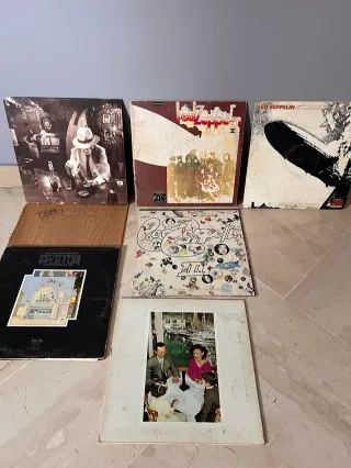 collezione di dischi vinili vari