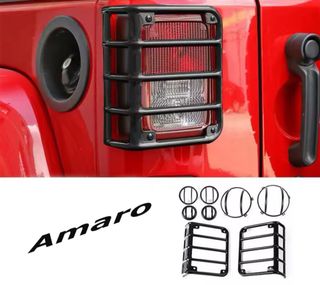 Kit/Conjunto de Grades/Proteções/Grelhas de Faróis