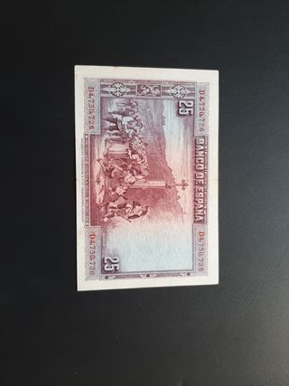 BILLETE DE 25 PESETAS DE 1928