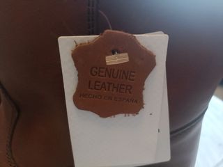 Botín de piel campera