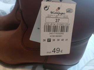 Botín de piel campera