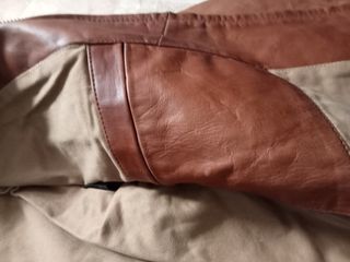 Cazadora cuero, talla 48
