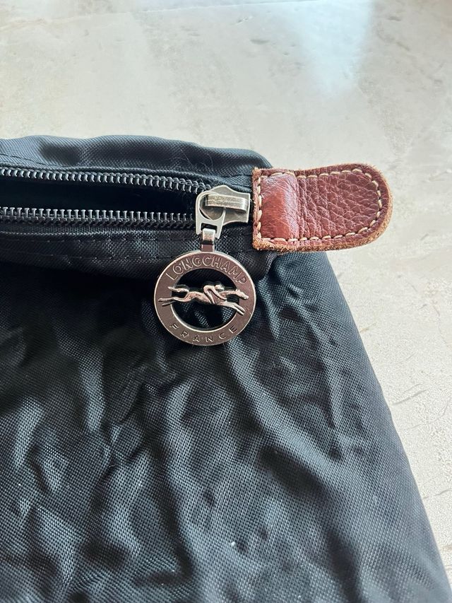 Bolso negro grande Longchamp