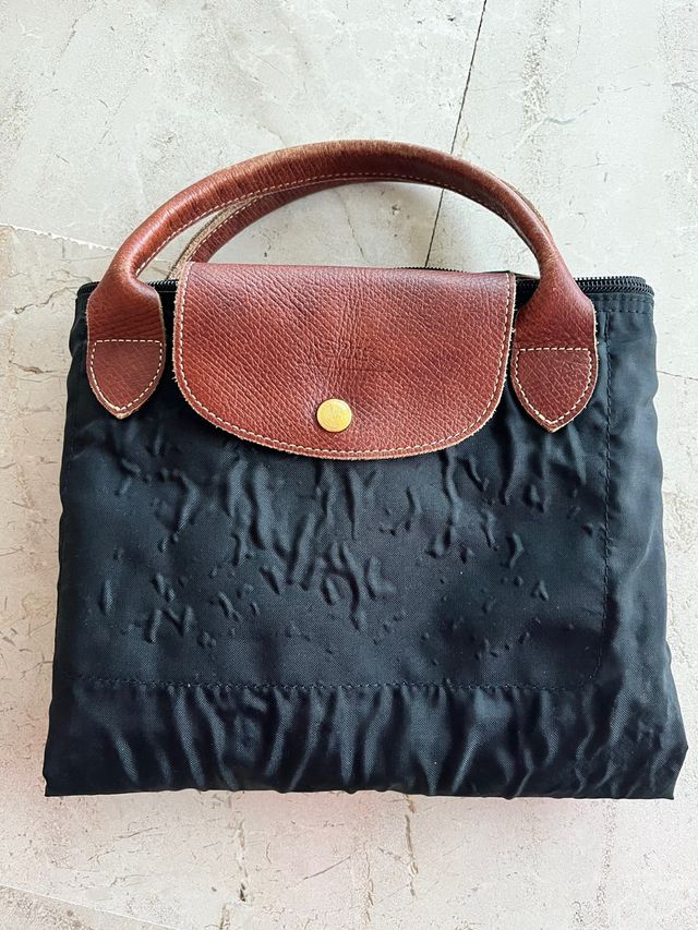 Bolso negro grande Longchamp