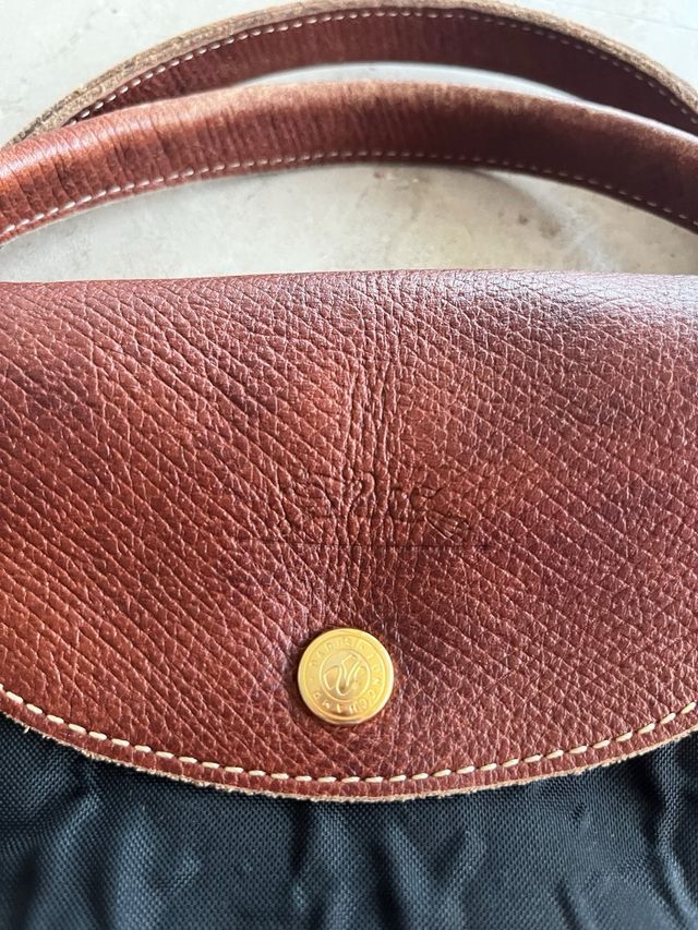 Bolso negro grande Longchamp