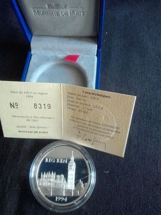 MONEDA DE PLATA DE PARIS.