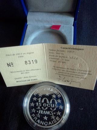 MONEDA DE PLATA DE PARIS.