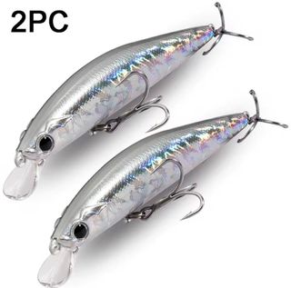 2 Señuelos  pesca tipo rapala black bass